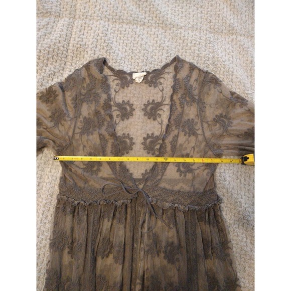 NATURAL LIFE Sheer Brown Cardigan - Picture 10 of 12